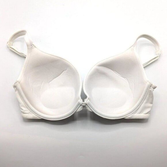 Lane Bryant Cacique Cotton Boost Plunge Bra Size 46C White - Picture 10 of 10